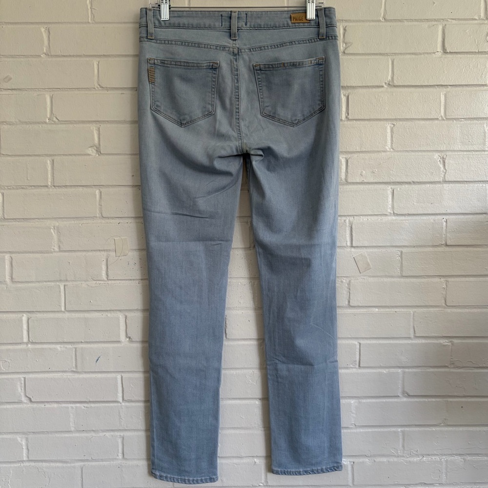 PAIGE Skyline Ankle Peg Skinny Jeans in Light Blue - Non-Distressed, SZ 27 EUC - Picture 6 of 8